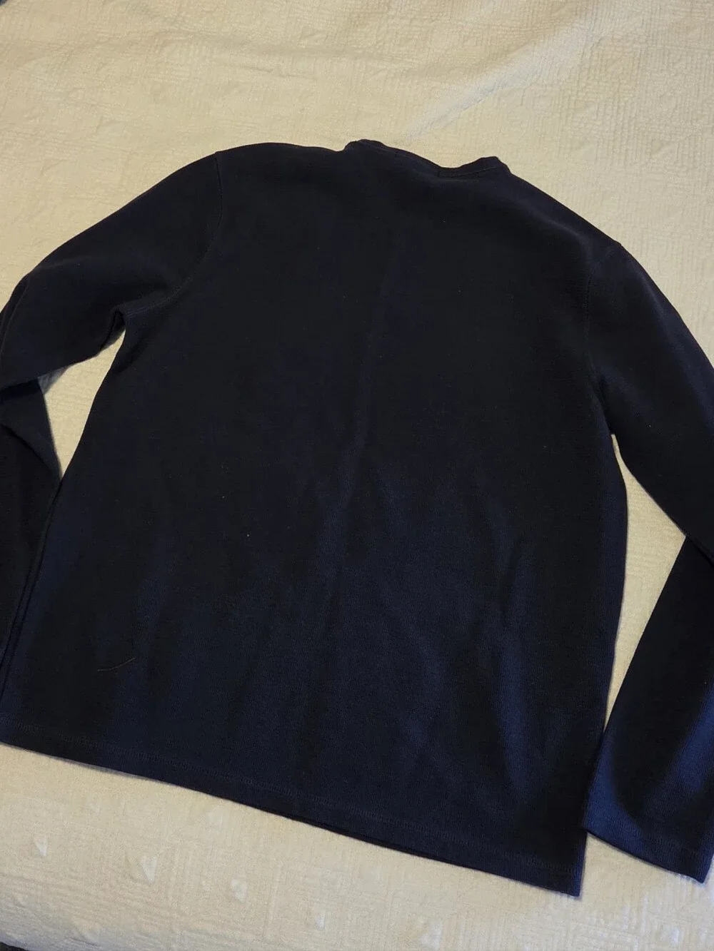 Banana Republic Men's Navy Crewneck Long-Sleeve Sweatshirt, Size Medium